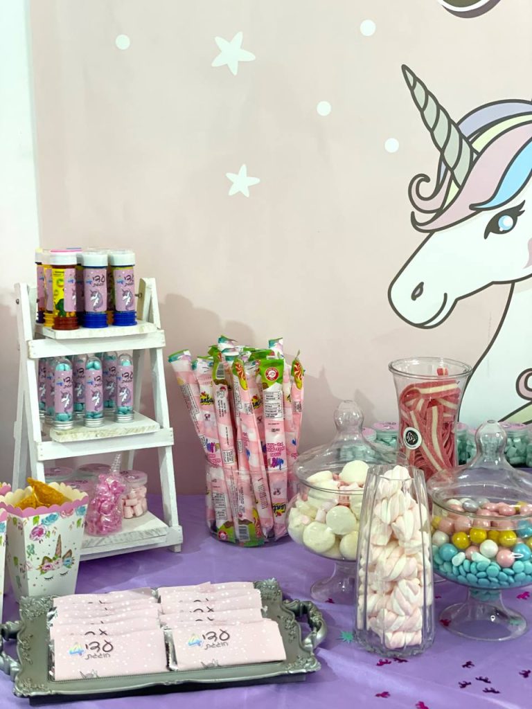 עיצוב יומולדת חד קרן