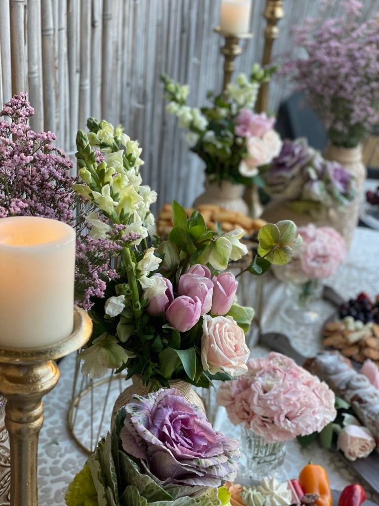 פרחים להרמת כוסית