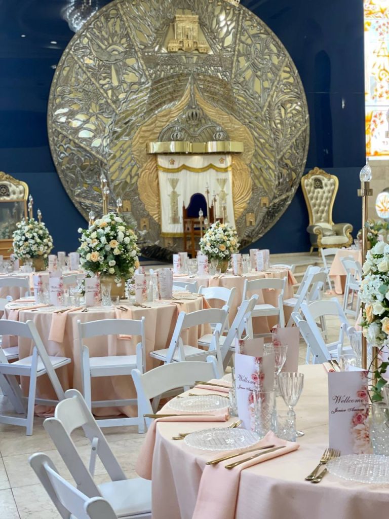 עיצוב שלחן יוקרתי לאירוע ברית