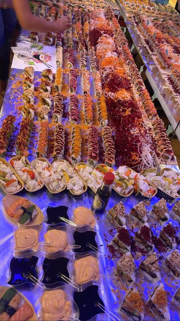 סושי עיצוב שולחן