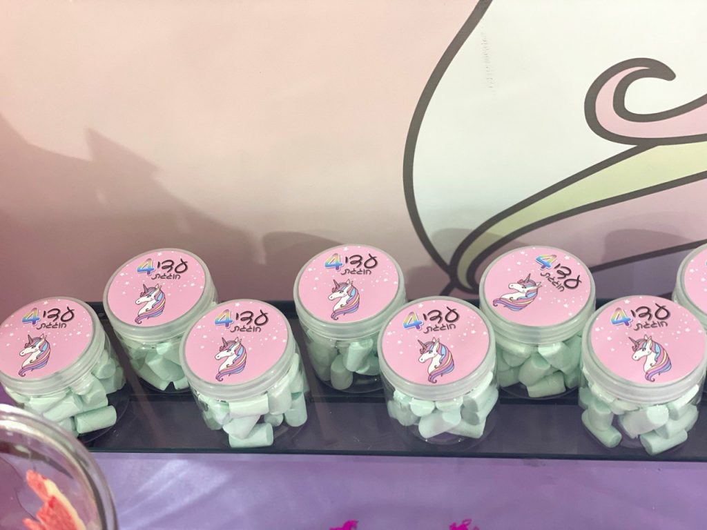 מזכרות יום הולדת קונספט חד קרן