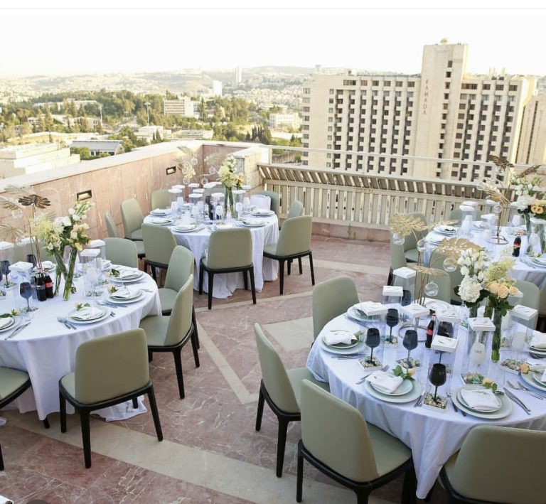 עיצוב שולחנות אירוע בר מצווה