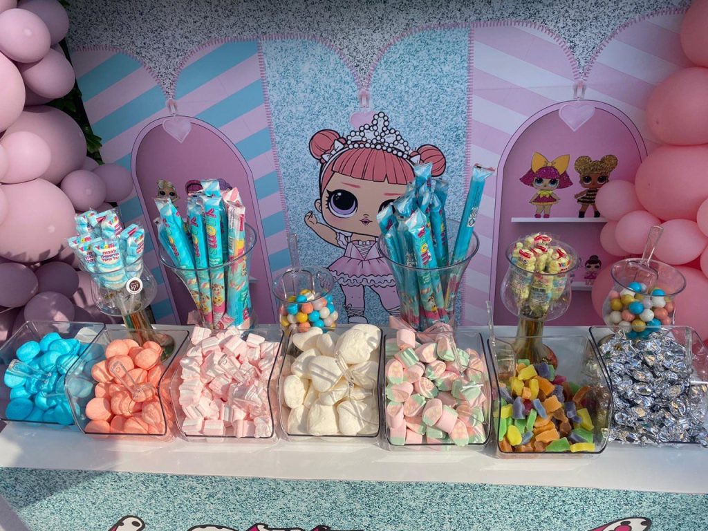 קיר מעוצב יומולדת לילדה